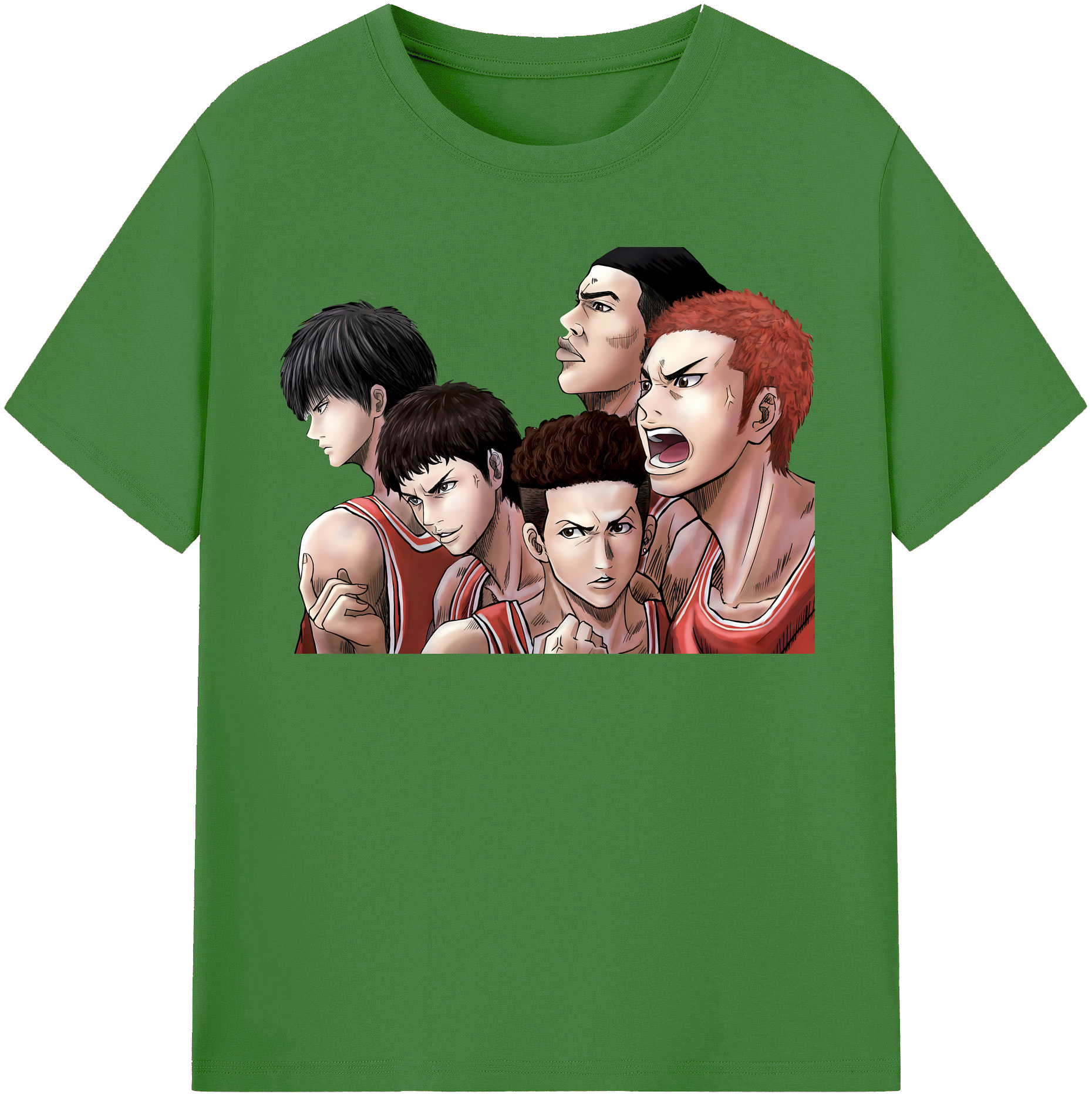 （画像用） SLAM DUNK／スラムダンク レディースカジュアルプリントTシャツ（綿100％）